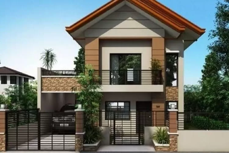 Desain Rumah Minimalis di Kampung yang Terlihat Cantik dan Mewah: 2 Lantai, 2 Kamar, Ukuran 5x10
