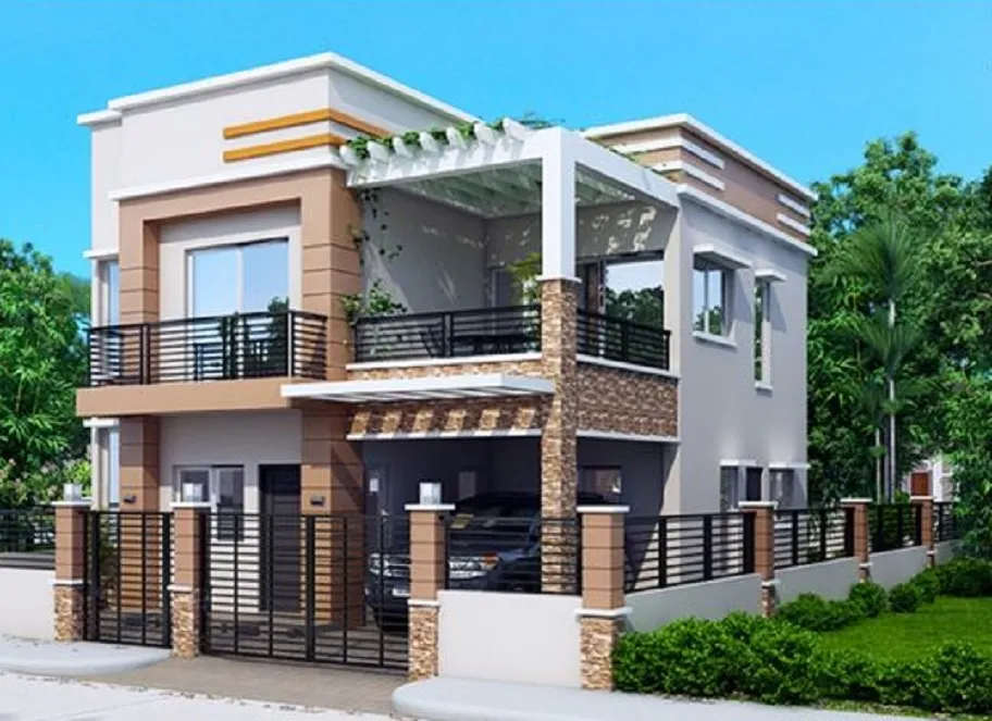 Desain Rumah Minimalis di Kampung yang Terlihat Cantik dan Mewah: 2 Lantai, 2 Kamar, Ukuran 5x12