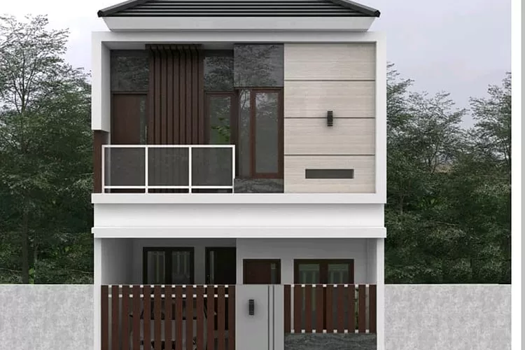 Desain Rumah Minimalis di Kampung yang Terlihat Cantik dan Mewah: 2 Lantai, 2 Kamar, Ukuran 6x6