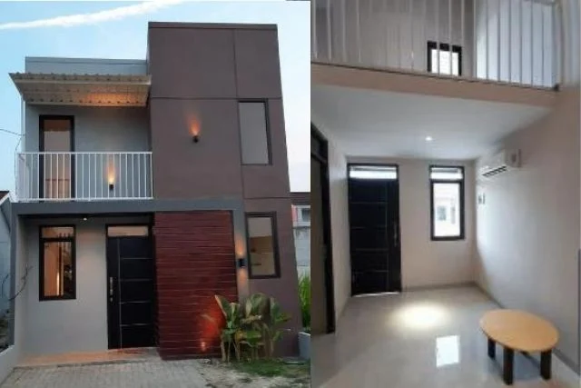 8 Desain Rumah Minimalis di Kampung yang Terlihat Cantik dan Budget 100 Juta 2 Lantai 2 Kamar Ukuran 6x6
