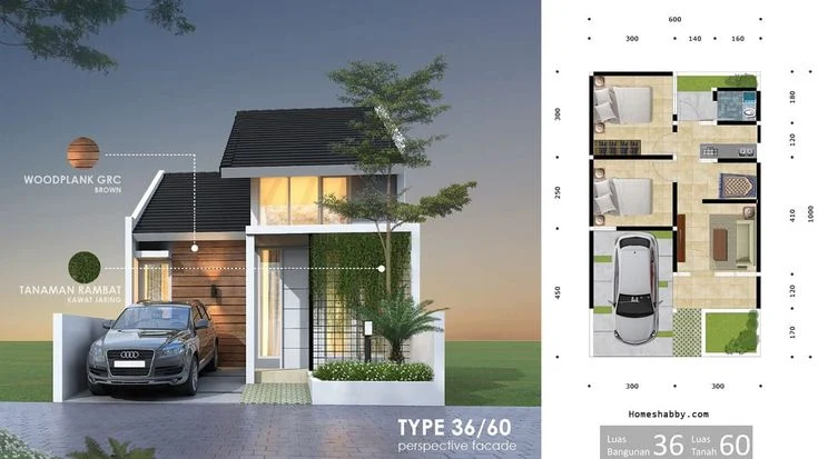 Desain Rumah Minimalis Type 36/60: Inspirasi Hunian Modern untuk Keluarga Kecil