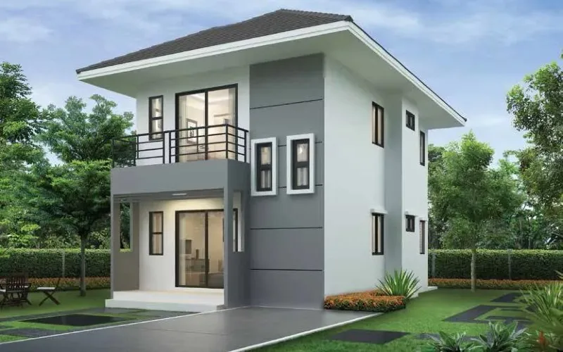 Desain Rumah Minimalis 2 Lantai di Kampung dengan Budget 100 Juta: Cantik, Nyaman, dan Bikin Tetangga Iri!