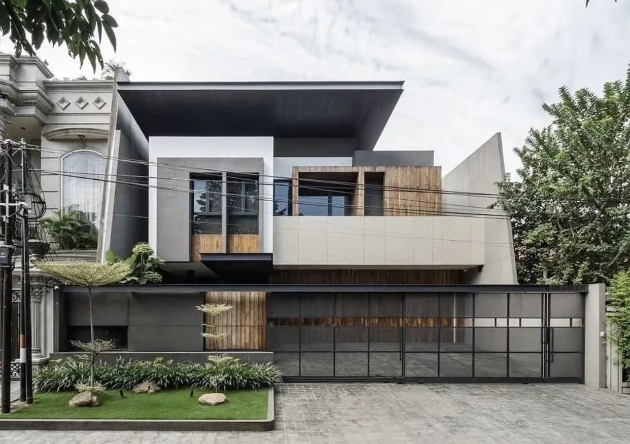 Desain Rumah Minimalis Elegan 2 Lantai 2 Kamar Ukuran 7x13