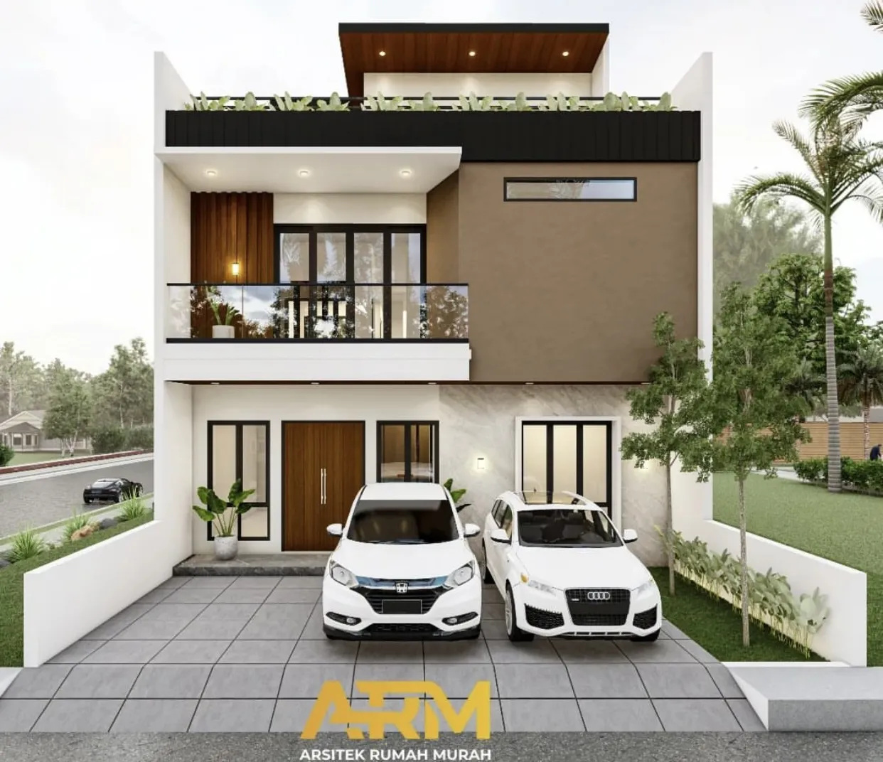 Desain Rumah Minimalis 2 Lantai dengan 2 Kamar, Ukuran 4x8 Meter: Hemat Tempat, Nyaman Tinggal!
