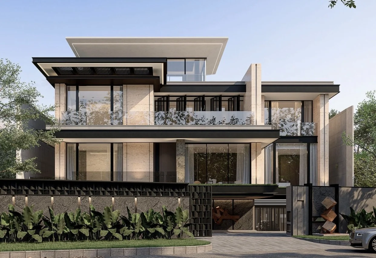 Desain Rumah Minimalis Elegan 2 Lantai 2 Kamar Ukuran 7x12