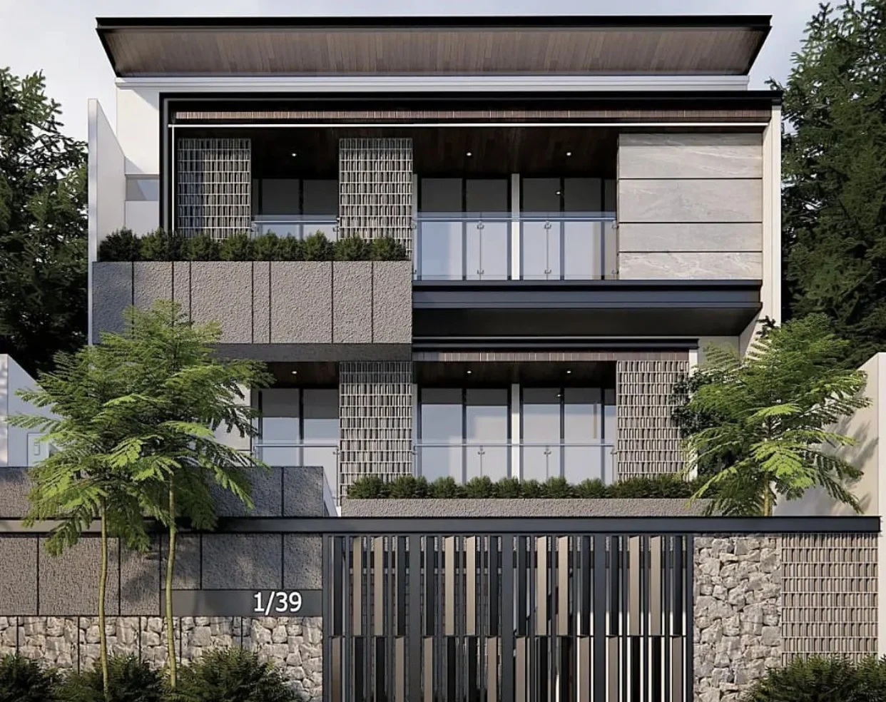 Biaya Desain Rumah Minimalis Elegan 2 Lantai 2 Kamar Ukuran 8x8