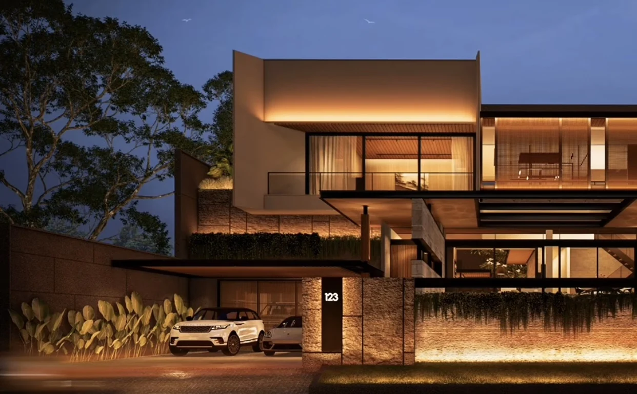 Biaya Desain Rumah Minimalis Elegan 2 Lantai 2 Kamar Ukuran 7x15