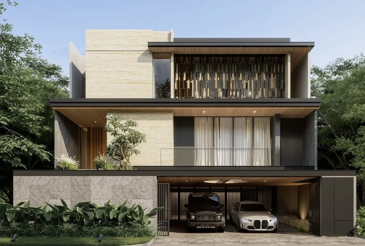 Desain Rumah Minimalis Elegan 2 Lantai, 2 Kamar Ukuran 8x14: Solusi Hunian Nyaman dan Modern