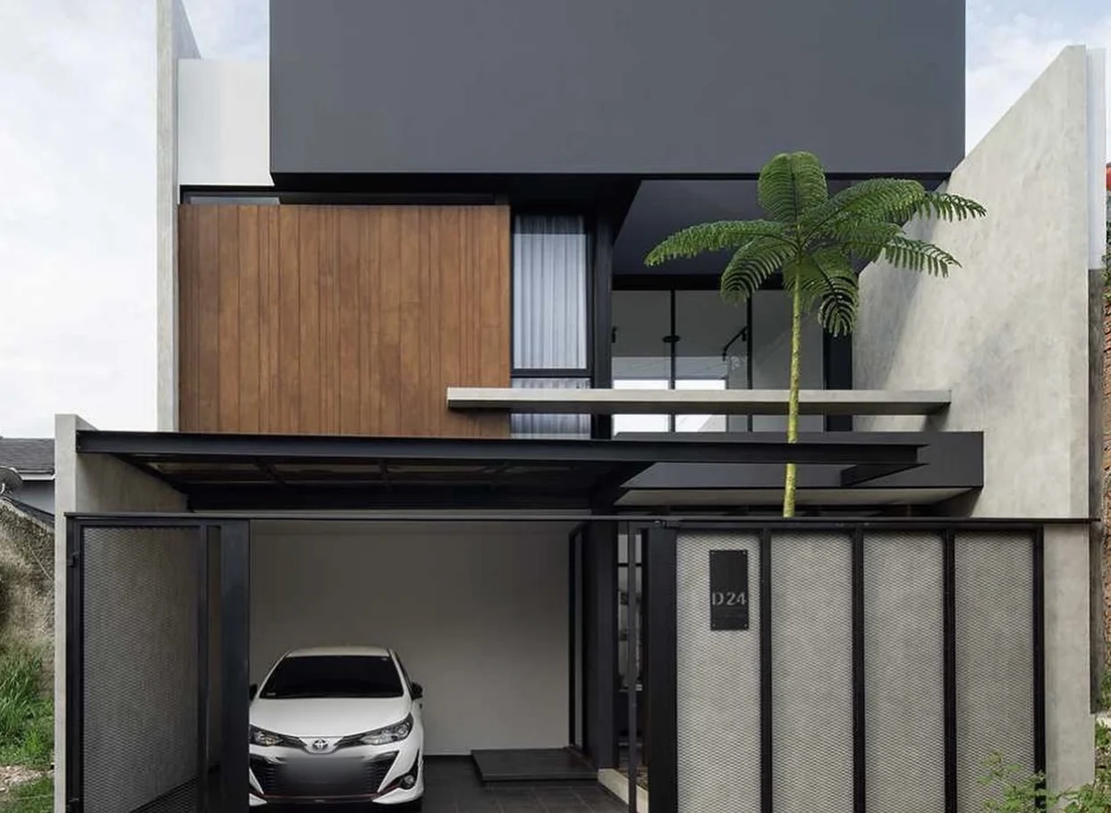 Biaya Desain Rumah Minimalis Elegan 2 Lantai 2 Kamar Ukuran 8x11