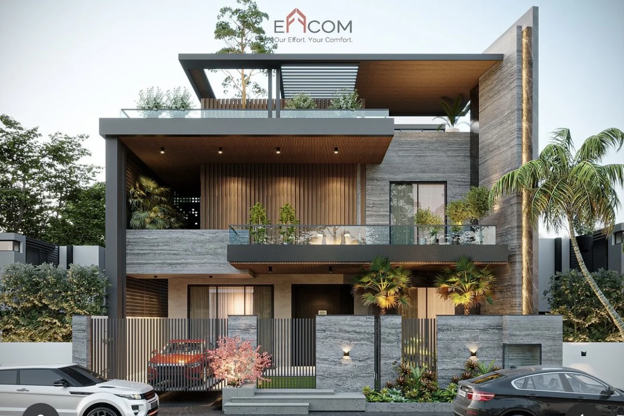 Desain Rumah Minimalis Elegan 2 Lantai 2 Kamar Ukuran 8x11