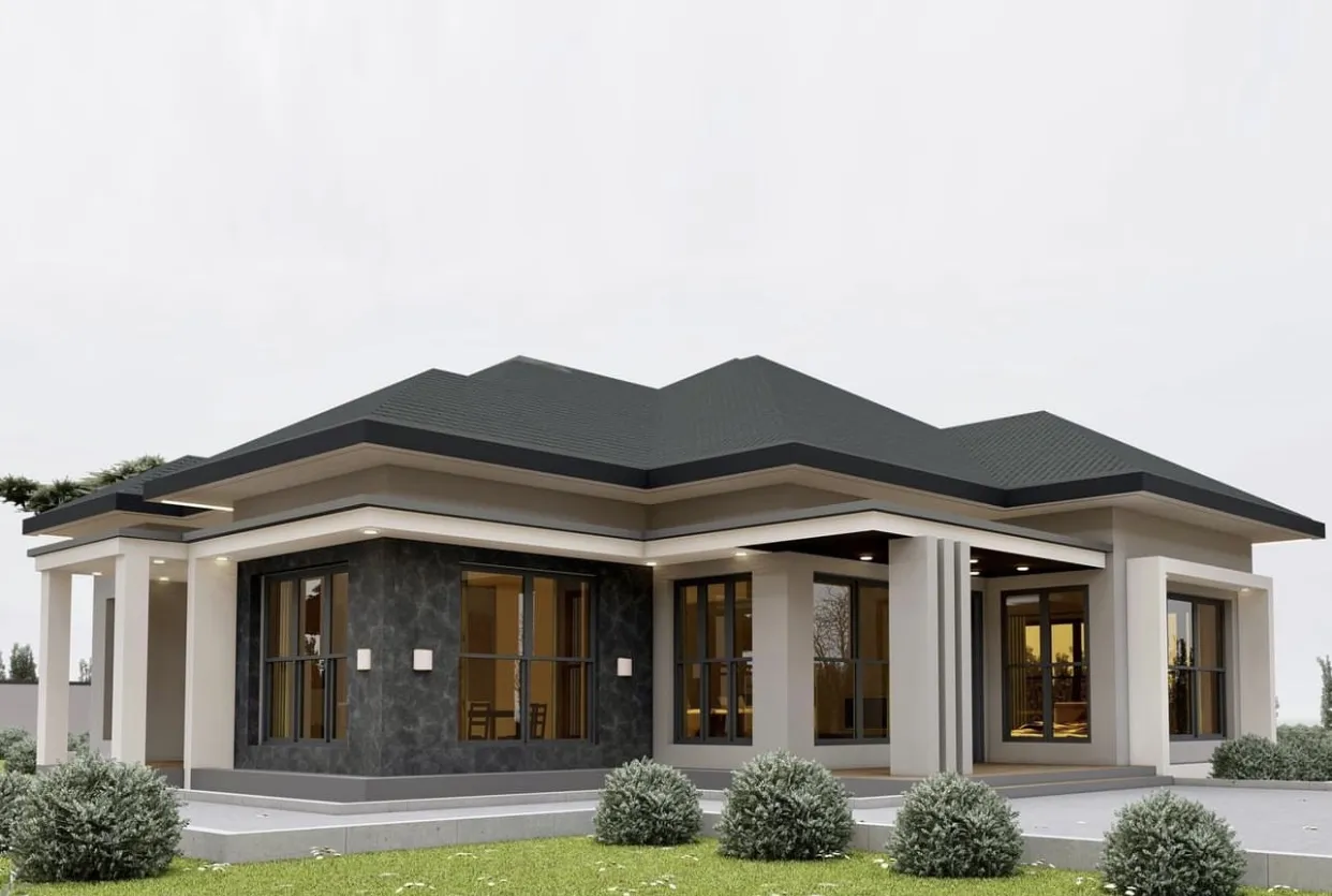 Desain Rumah Minimalis Elegan 2 Lantai 2 Kamar Ukuran 9x11 (Ilustrasi)
