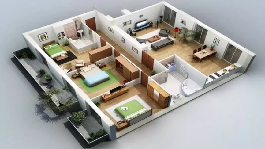 Inspirasi Desain Rumah Sederhana 3 Kamar di Kampung yang Bikin Tetangga Iri dengan Nuansa Asri
