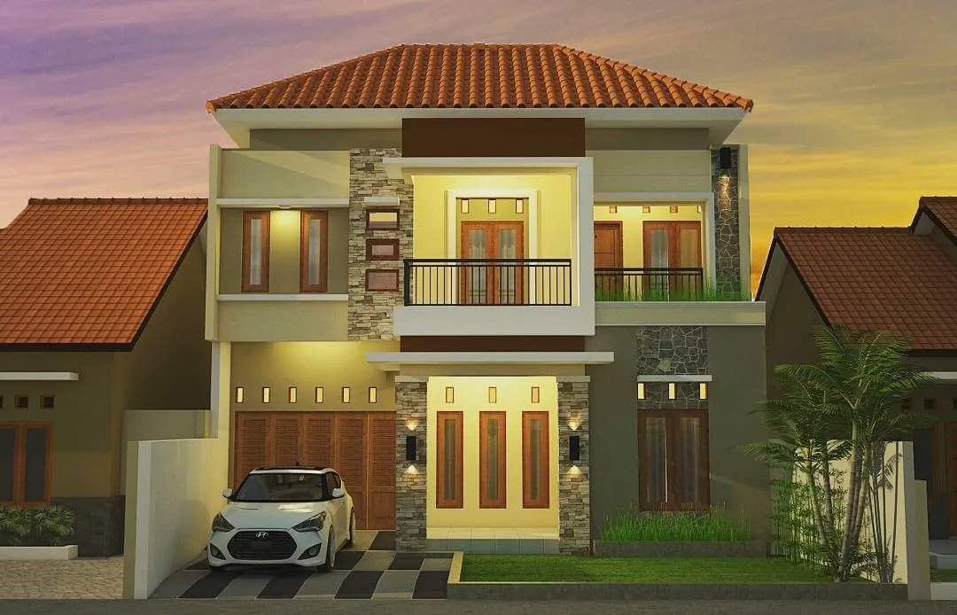 4 Model Rumah Minimalis 2 Lantai Tampak Depan Terbaru