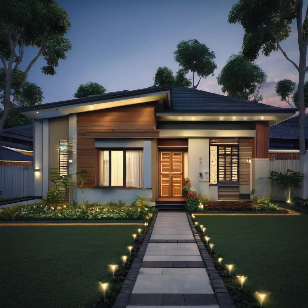 Desain Rumah Minimalis dan Elegan Ukuran 6x9 untuk Dua Kamar