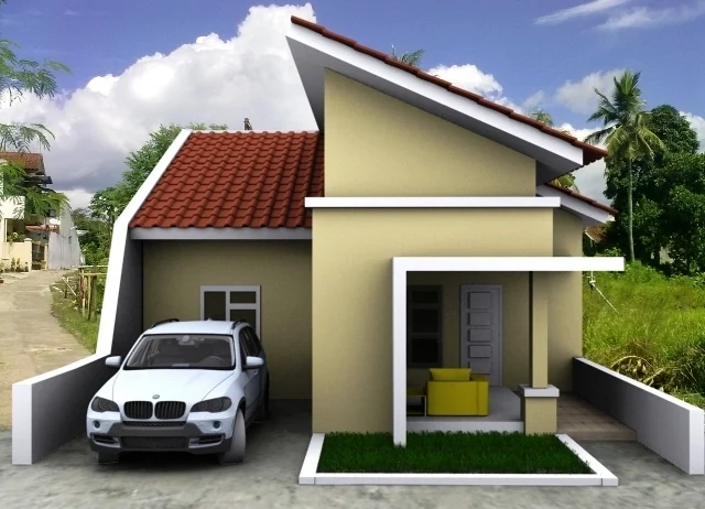 5 Desain Rumah Minimalis dengan Atap Miring yang Lagi Hits di 2024 (Ilustrasi)
