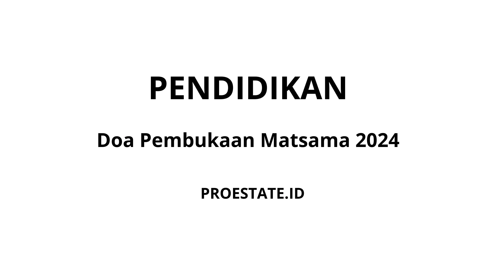 Doa Pembukaan Matsama 2024: Menyemarakkan Awal Perjalanan Baru dengan Doa yang Penuh Makna (Ilustrasi)