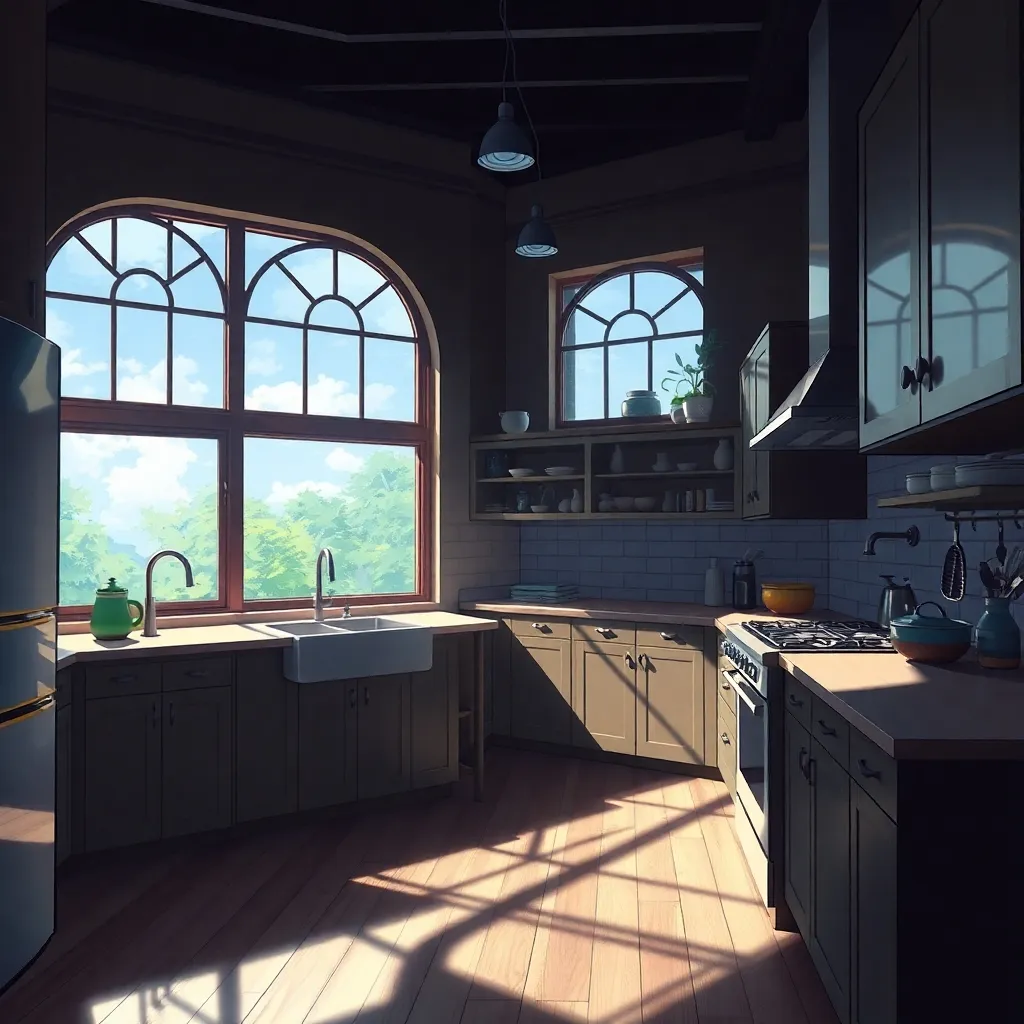 ventilasi yang pas untuk desain dapur yang minimalis