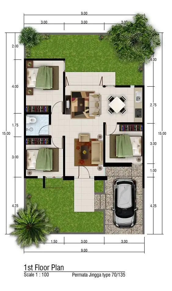 denah-rumah-3-kamar-ukuran-7x10-minimalis-modern