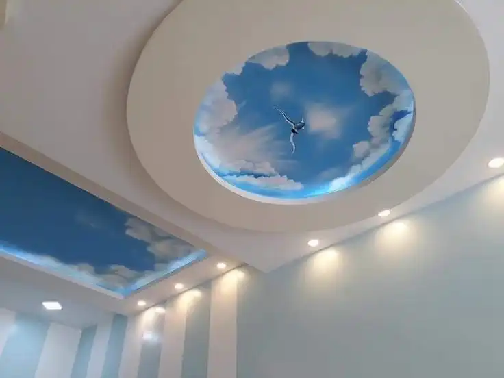 Plafon Geometris Motif Awan: Solusi Rumah Makin Kekinian dan Adem Banget! (Ilustrasi)